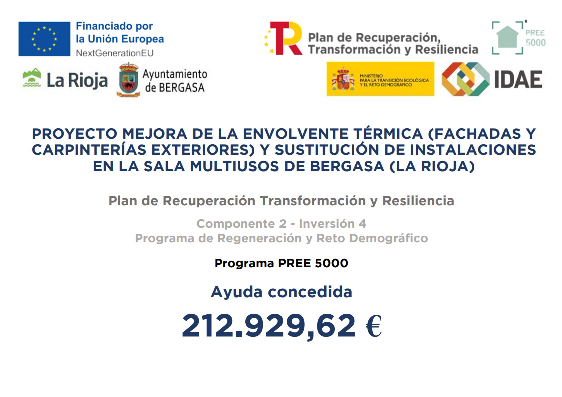 Proyecto mejora de la envolvente térmica y sustitución de instalaciones. 